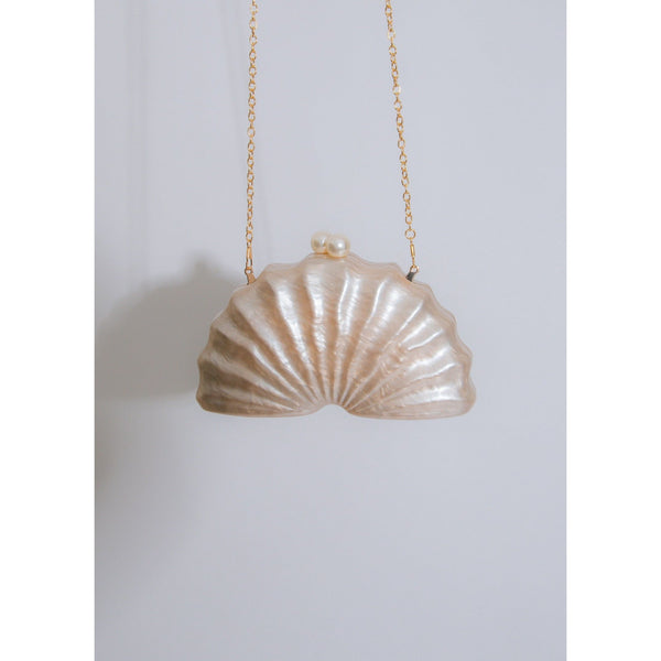 Mother Of Pearl Clutch WHITE